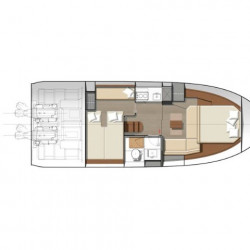 Jeanneau-Leader36-Motor-Boat-Trogir-6pax